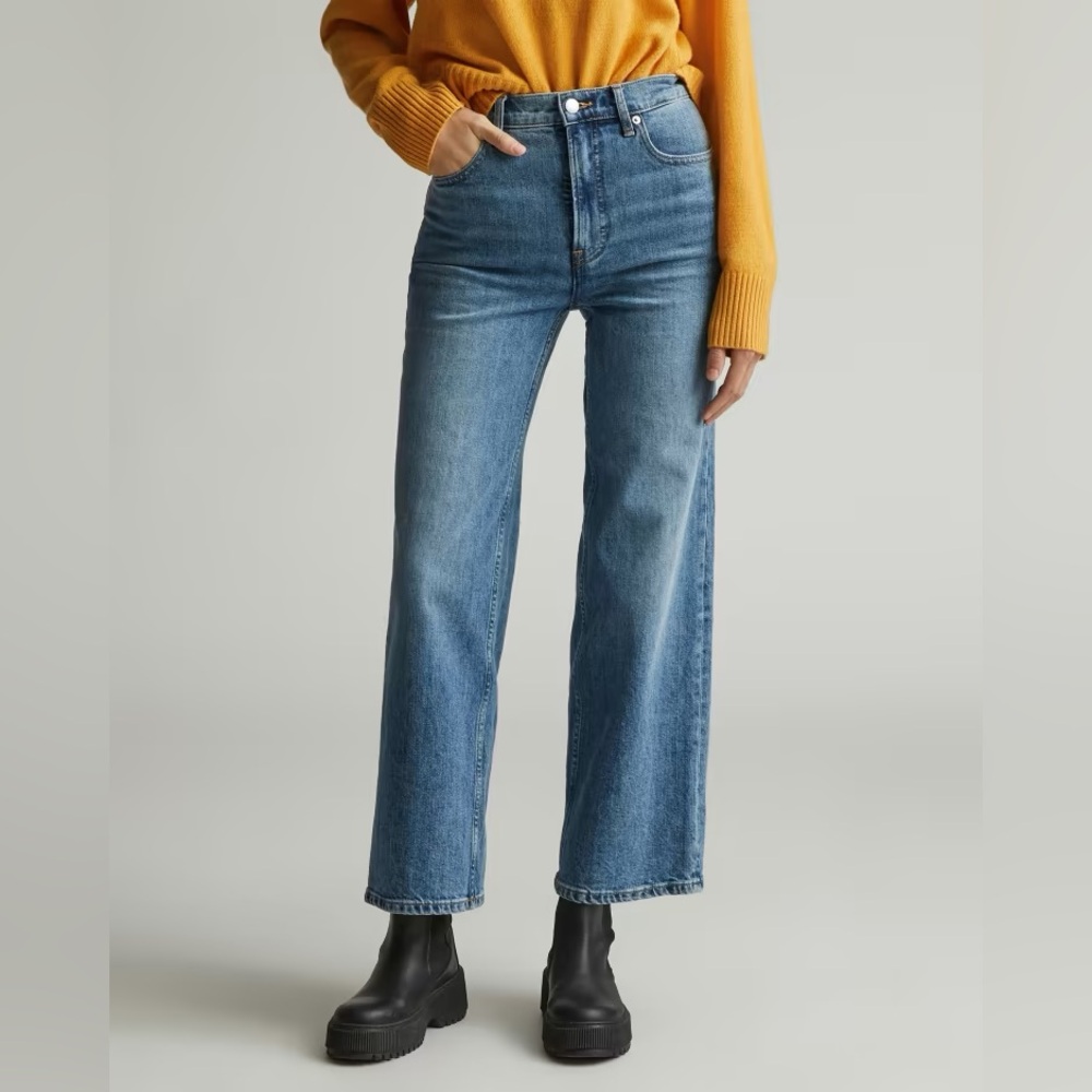 Everlane The Way-High Sailor Jean in Sail Blue